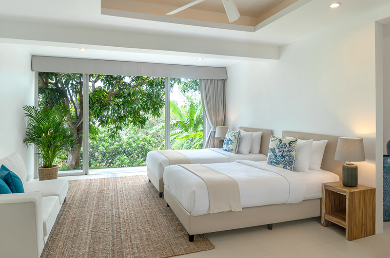 Baan Bon Khao Samui Bedroom Five with Twin Beds | Choeng Mon, Koh Samui