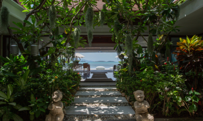 Baan Capo Entrance with View | Bang Rak, Koh Samui