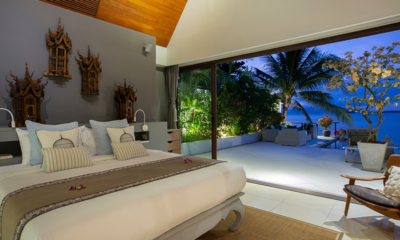 Baan Capo Bedroom Two with View at Night | Bang Rak, Koh Samui