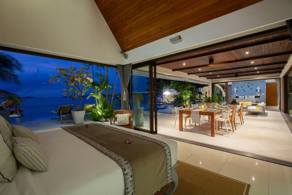 Baan Capo Bedroom Two at Night | Bang Rak, Koh Samui