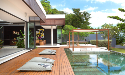 Villa Malouna Pool Side Seating Area | Bang Por, Koh Samui
