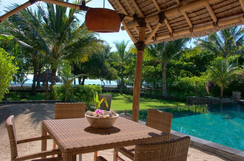 The Beach Villa Outdoor Dining | Lombok | Indonesia