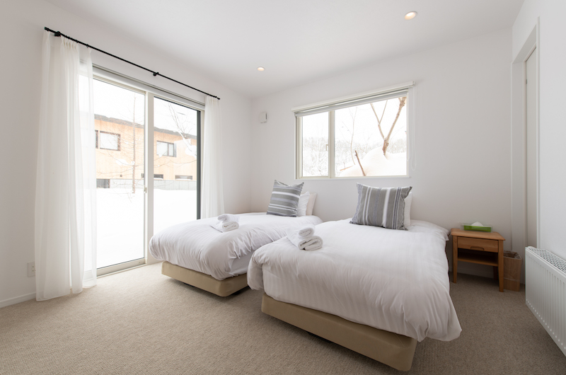 The Chalets at Country Resort Tancho Twin Bedroom Area | St Moritz, Niseko