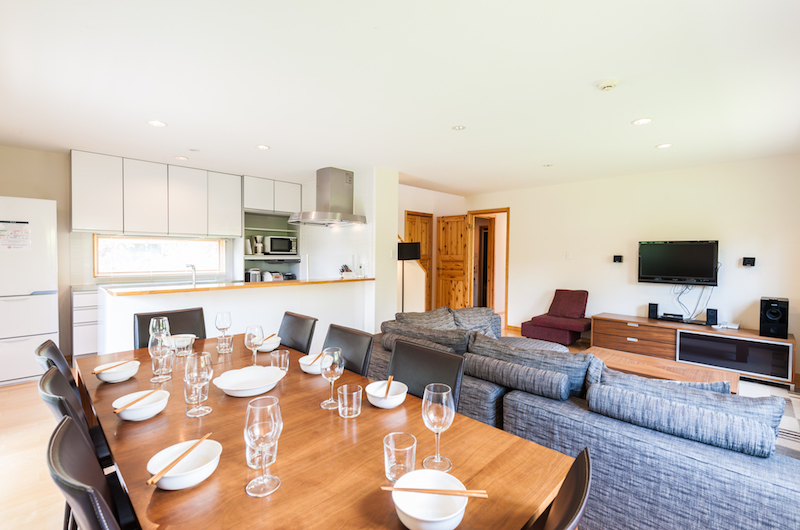 The Chalets At Country Resort Tenryu Dining Table | Hirafu, Niseko