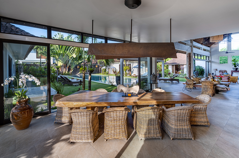 Abaca Villas Villa Iluh Indoor Dining Area | Seminyak, Bali