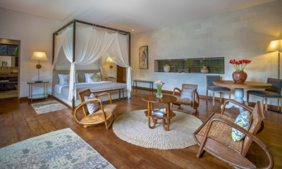 Abaca Villas Villa Iluh Bedroom One with Seating Area | Seminyak, Bali