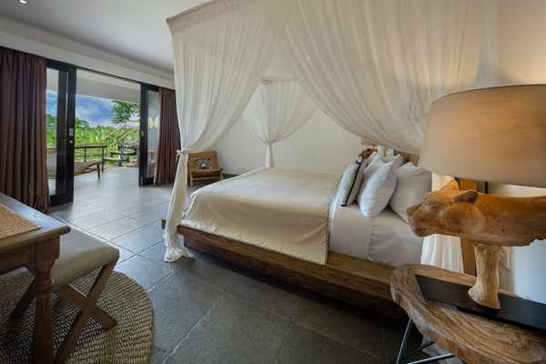 Abaca Villas Villa Iluh Bedroom Three with View | Seminyak, Bali