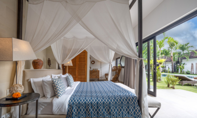 Abaca Villas Villa Iluh Bedroom Five with Pool View | Seminyak, Bali