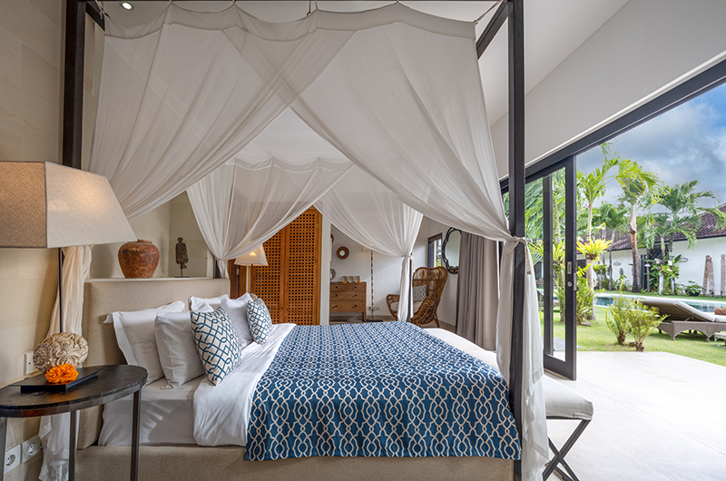 Abaca Villas Villa Iluh Bedroom Five with Pool View | Seminyak, Bali