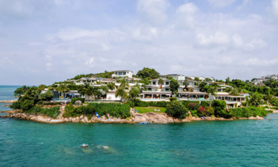 Villa Peace Bird's Eye View | Choeng Mon, Koh Samui