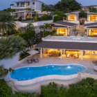 Villa Peace Gardens and Pool at Night | Choeng Mon, Koh Samui