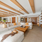 Villa Peace Living Room with TV | Choeng Mon, Koh Samui