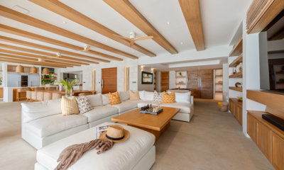 Villa Peace Living Room with TV | Choeng Mon, Koh Samui
