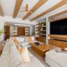 Villa Peace Living Area with TV | Choeng Mon, Koh Samui