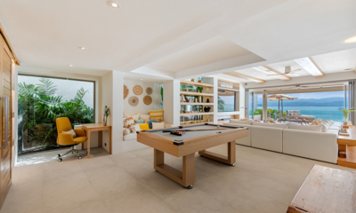 Villa Peace Living Area with Billiard Table and View | Choeng Mon, Koh Samui