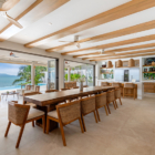 Villa Peace Indoor Dining Area with Sea View | Choeng Mon, Koh Samui