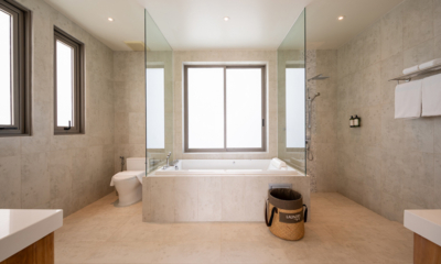 Villa Peace Master Bathroom One Bathtub | Choeng Mon, Koh Samui