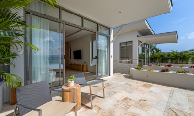 Villa Peace Master Bedroom One Balcony View | Choeng Mon, Koh Samui