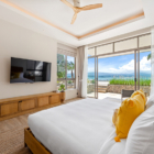Villa Peace Bedroom Five with Ocean View and TV | Choeng Mon, Koh Samui