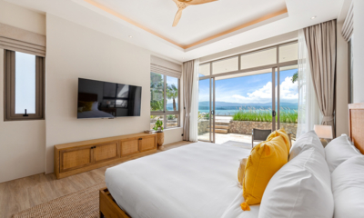 Villa Peace Bedroom Five with Ocean View and TV | Choeng Mon, Koh Samui