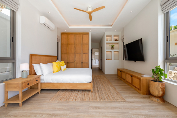 Villa Peace Bedroom Five with TV | Choeng Mon, Koh Samui