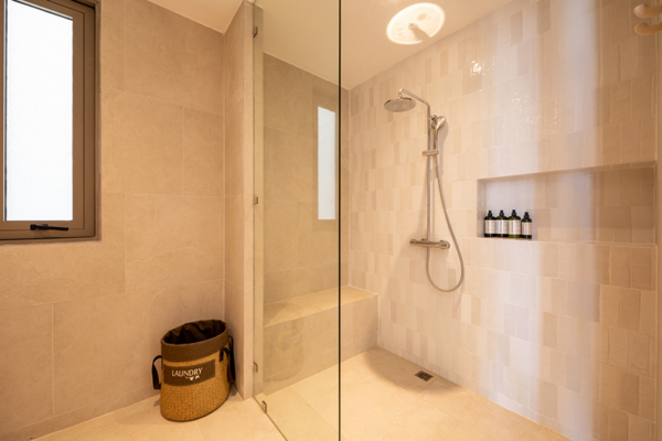Villa Peace Shared Bathroom for Bedroom Five and Six with Shower | Choeng Mon, Koh Samui