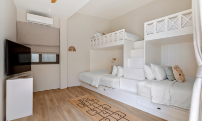 Villa Peace Kids Room with Bunk Beds and TV | Choeng Mon, Koh Samui