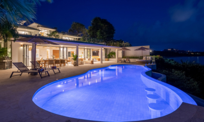 Villa Peace Pool at Night | Choeng Mon, Koh Samui