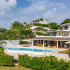 Villa Peace Gardens and Pool from Far | Choeng Mon, Koh Samui