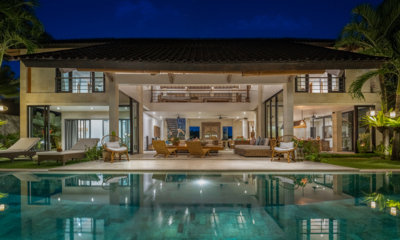 Abaca Villas Villa Kadek Pool at Night | Seminyak, Bali