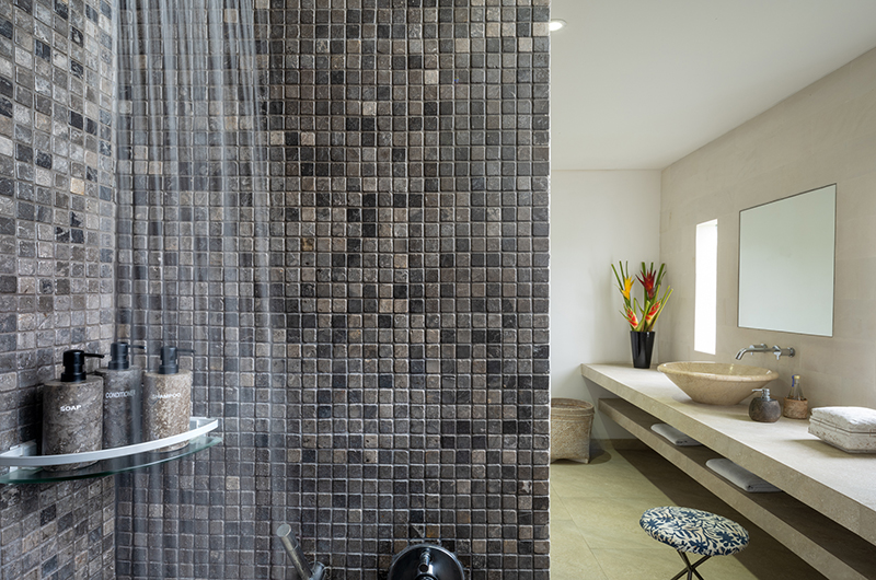 Abaca Villas Villa Kadek Bathroom Three with Shower | Seminyak, Bali