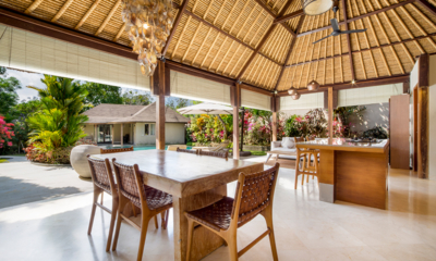 Akilea Villas Villa Markisa Living and Dining Area with Pool View | Uluwatu, Bali