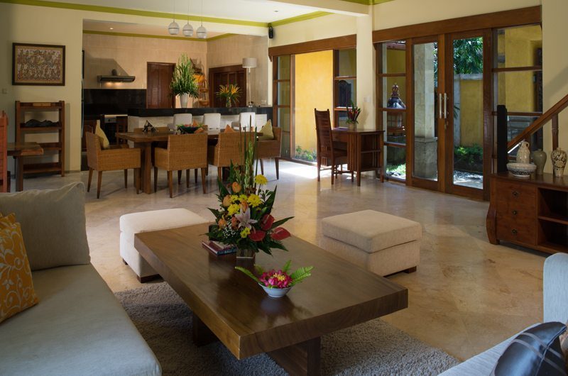 Rumah Bali Villa Bougainvillea Living And Dining Room | Nusa Dua, Bali