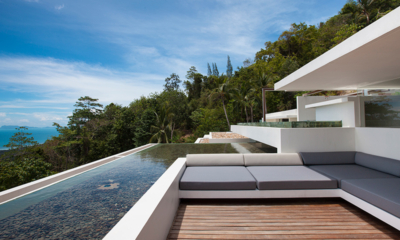 Lime Samui Villas Villa Zest Outdoor Seating Area with Pool View | Nathon, Koh Samui
