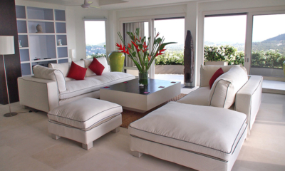 Panorama Summit Indoor Living Area | Choeng Mon, Koh Samui