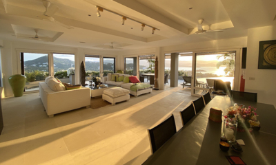 Panorama Summit Indoor Living and Dining Area | Choeng Mon, Koh Samui