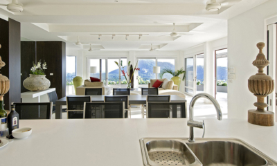 Panorama Summit Kitchen and Dining Area with View | Choeng Mon, Koh Samui