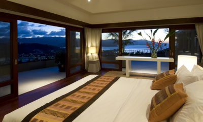 Panorama Summit Bedroom at Night | Choeng Mon, Koh Samui