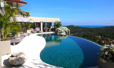 Panorama Summit Pool Side Loungers with View | Choeng Mon, Koh Samui