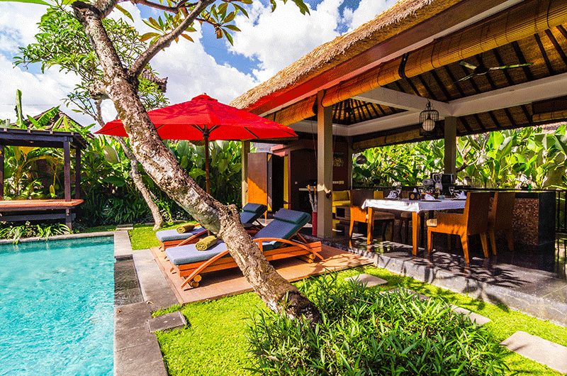 Imani Villas Malika Pool Side Area | Umalas, Bali