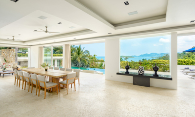 Samujana 10 Dining Area with Pool View | Choeng Mon, Koh Samui