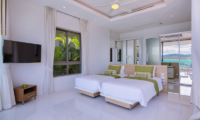 Villa Manta Twin Bedroom with TV | Choeng Mon, Koh Samui