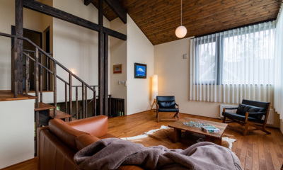 Tahoe Lodge Seating Room with Up Stairs | Hirafu, Niseko