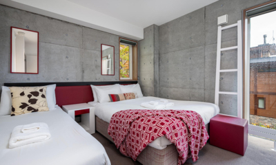 Yuki Uchi Bedroom with a Double and a Single Bed | Hirafu, Niseko