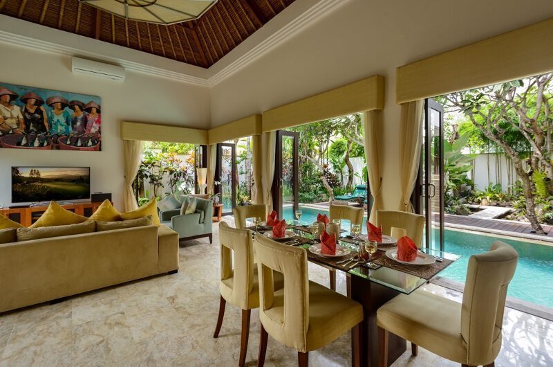 The Residence Villa Siam Residence Living And Dining Area | Seminyak, Bali