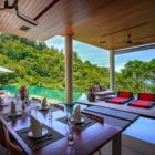 Baan Banyan Phuket Pool Side Dining Area with Sea View | Kamala, Phuket