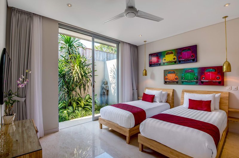Villa Bamboo Aramanis Twin Bedroom | Seminyak, Bali