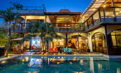 Niconico Mansion Pool at Night | Seminyak, Bali