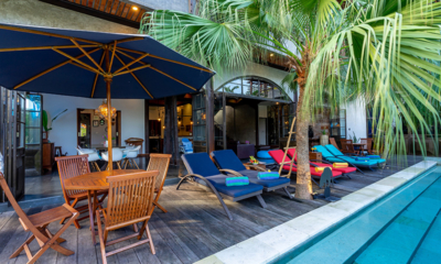 Niconico Mansion Pool Side Seating Area | Seminyak, Bali