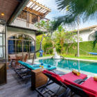 Niconico Mansion Pool Side Seating Area at Day Time | Seminyak, Bali